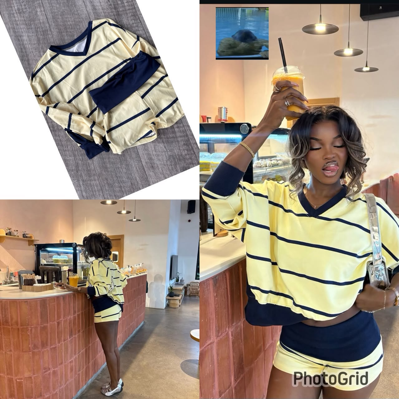2 piece long sleeve with short ????