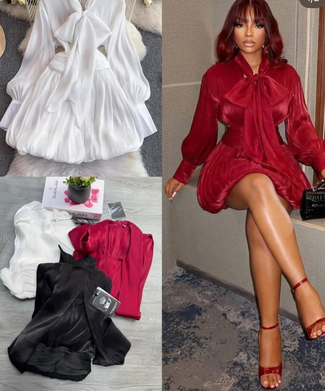 Luxury short gown