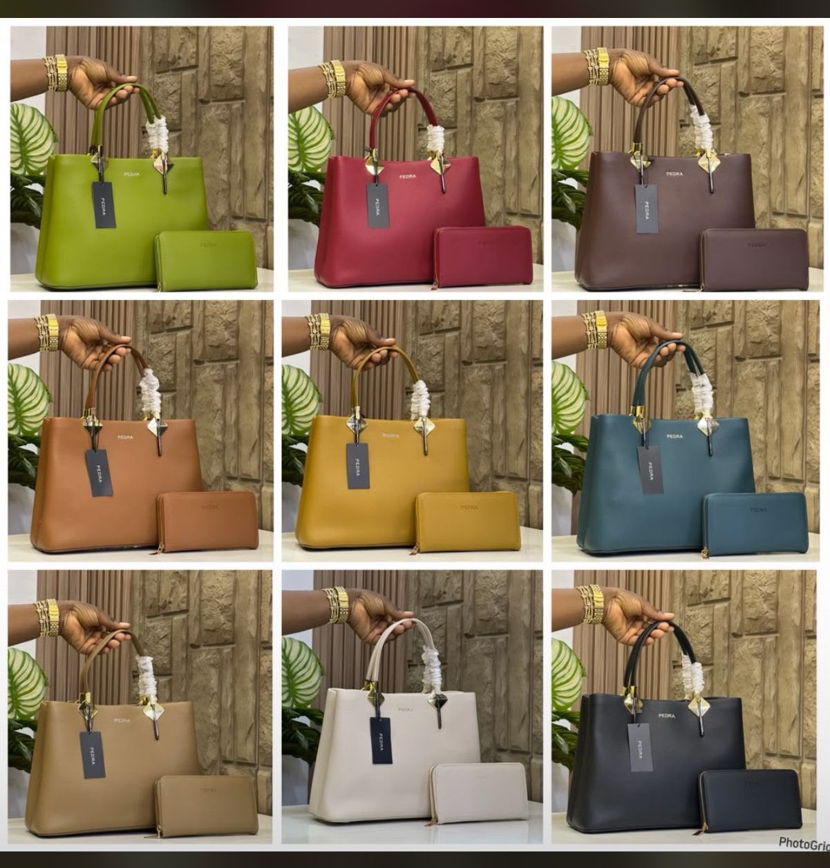 Premium quality 2 in 1  Leather handbag ?