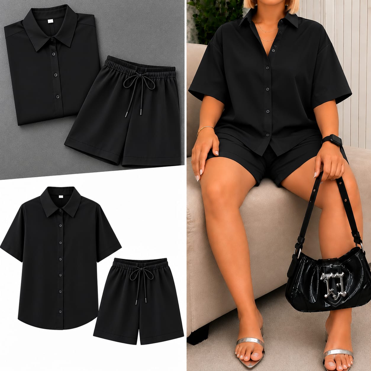 Shirt with short