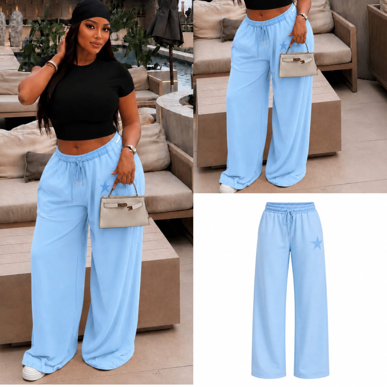 Trouser with top
