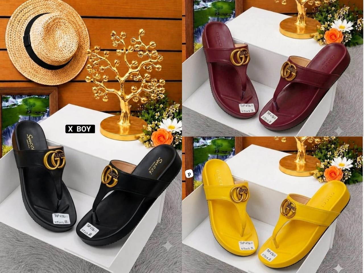 Quality Gucci flat Slippers
